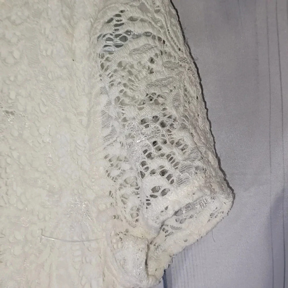 Tacera cream color lace dress - Picture 4 of 9